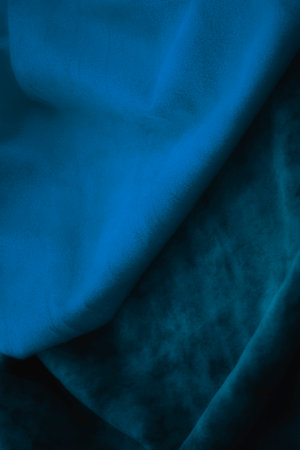 texture, background, silk, fabric, blue, dark blue silk, satin, wallpaper, a lot of projects for design of knowledge. willの写真素材