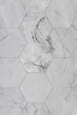 gray and white marble tile, textureの写真素材