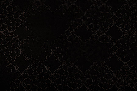floral pattern on black background for design with copy space for text or image