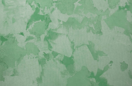 Texture of green painted wall. Abstract background and texture for design.