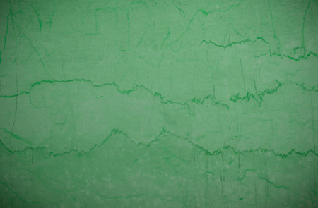 Green grunge wall texture background. Abstract background with space for textの写真素材