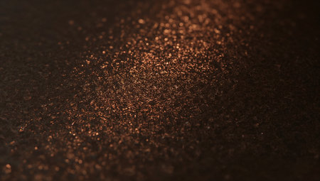 abstract gold glitter texture christmas abstract background. defocused.の素材