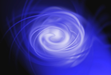 Blue abstract background with shining lightの写真素材