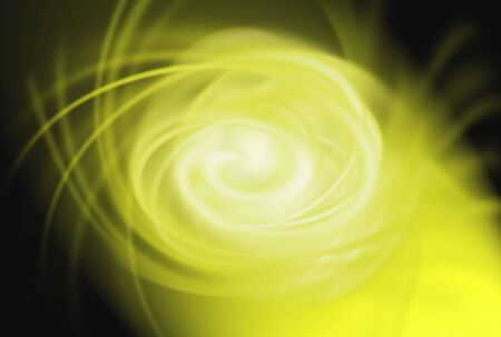 Yellow abstract background with shining lightの写真素材