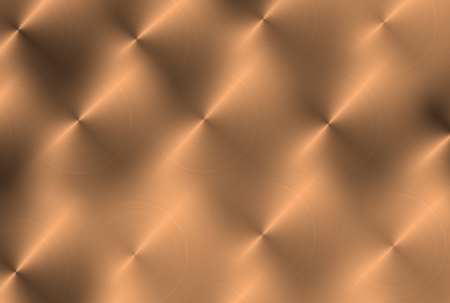 bronze circular metal textureの写真素材