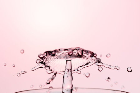 Water Drop with Ripples on water surface