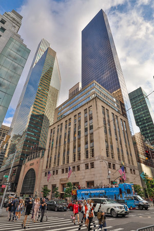skyscrapers in Midtown Manhattan, downtown, New York City
