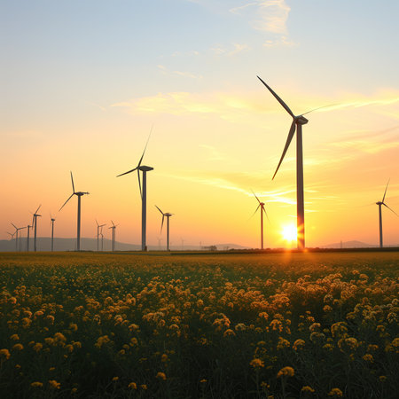 Renewable anergy, alternative energy, environment sustainableの写真素材