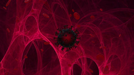 Coronavirus 2019-nCov novel coronavirus concept resposible for asian flu outbreak and coronaviruses...