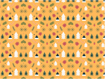 Christmas abstract pattern set for gift cards vectorのイラスト素材