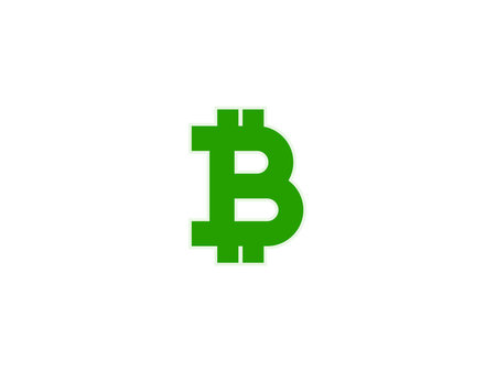 Bitcoin icon Cryptocurrency sign symbol.のイラスト素材