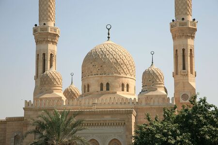 Modern Mosque in Dubaiの写真素材