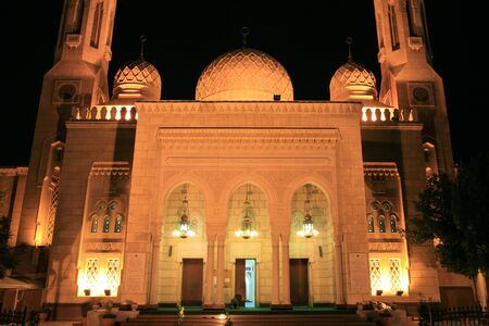 Nocturne of Modern Mosqueの写真素材