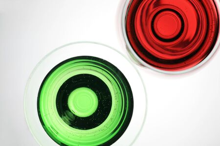 Overlook Colorful Liquid Glassの写真素材