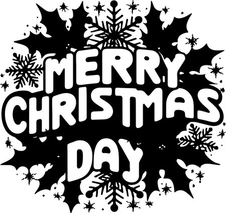 Merry Christmas and Happy New Year Greeting Card. Vector illustrationのイラスト素材