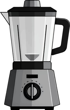 Illustration of a Blender, Isolated on a White Backgroundのイラスト素材