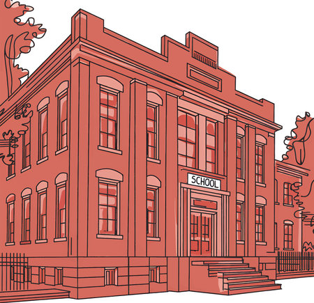 Stock illustration. Vector illustration of a row of buildings in London.のイラスト素材