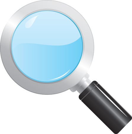 colour vector magnifierのイラスト素材