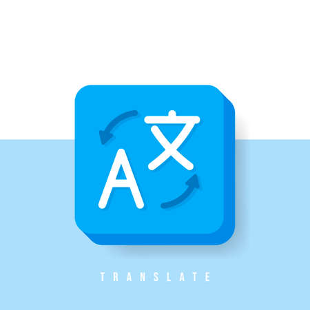 International communication translation concept illustration. Foreign language conversation iconsのイラスト素材