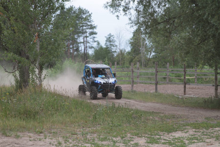 Competitions and quad bikes. Kyiv stage of the Can-Am Quest Cup Kyiv team competition 2017, Zabire,...
