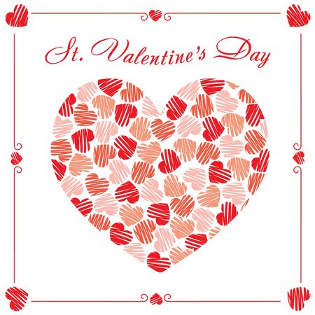 Postcard for St Valentine\\\\\\\\のイラスト素材