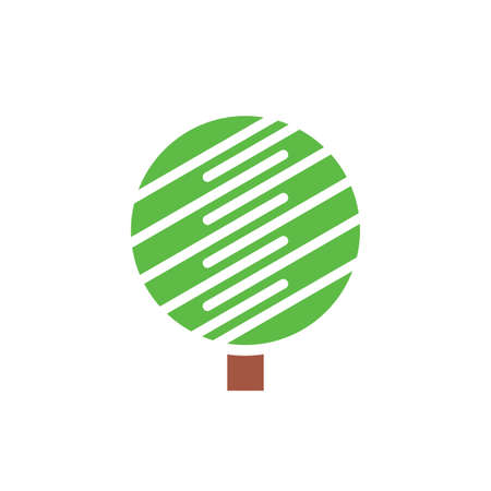 Tree icon design. Vector illustration.のイラスト素材