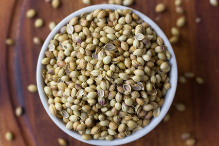 Coriander seeds spice