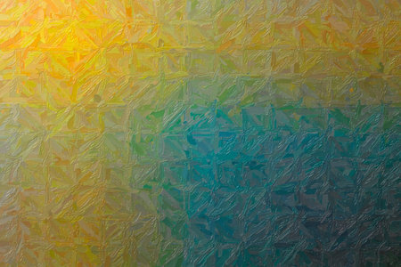 Useful abstract illustration of yellow, blue and black Impasto with long brush strokes paint....