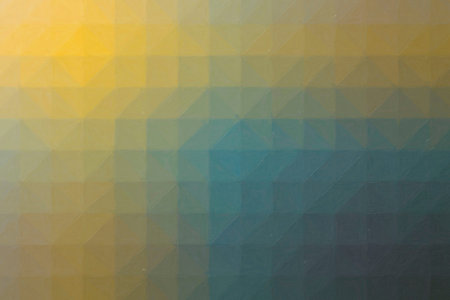 Nice abstract illustration of yellow, blue and black paint. Useful  for your needs.の写真素材
