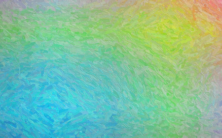 Beautiful abstract illustration of pink, green and blue Impasto with long brush strokes paint. Useful  for your design.の写真素材