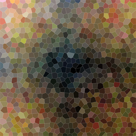 Beautiful abstract illustration of brown, red and blue small hexagon with bright colors paint. Lovely  for your prints.の写真素材