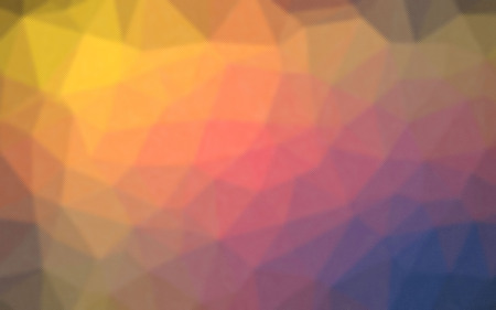Illustration of blue, red and yellow pastel through Tiny Glass backgroundの写真素材