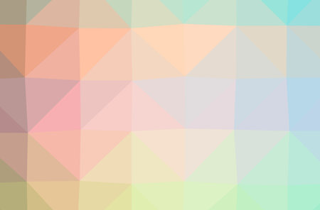 Illustration of orange abstract polygonal modern multicolor background