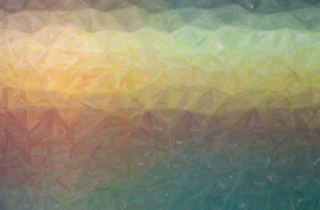 Abstract illustration of yellow, brown, blue and grey Crayon background