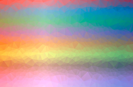 Illustration of blue polygonal nice multicolor background