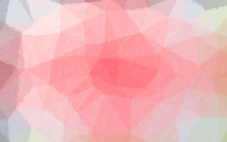 Abstract illustration of white and red pastel Mosaic through glass bricks background, digitally generatedの写真素材