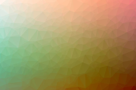 Illustration of orange abstract low poly elegant multicolor background