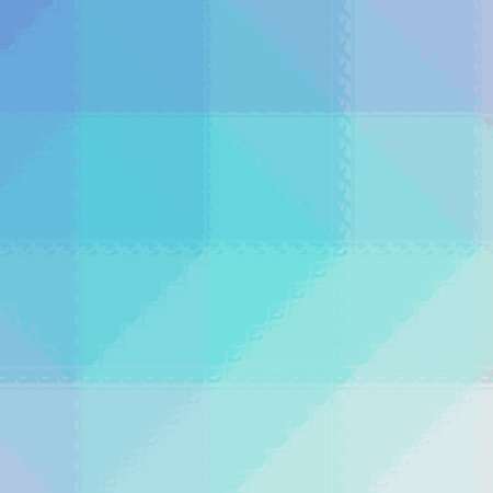 Abstract illustration of Square blue gree white and red Mosaic through glass bricks background,...