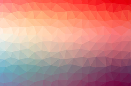 Illustration of red poligon modern multicolor background