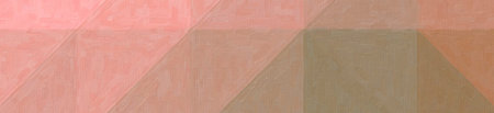 Illustration of pink and green Contrast Oil Painting banner background