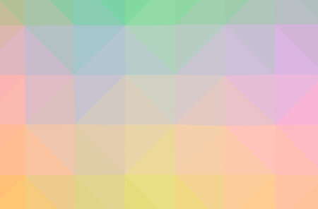 Illustration of abstract Blue, Green, Orange, Yellow horizontal low poly background. Beautiful...