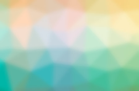 Abstract illustration of green, yellow through the tiny glass background.