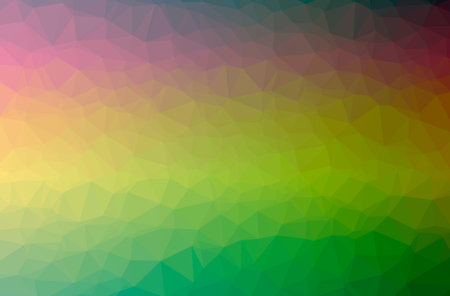 Illustration of abstract Green horizontal low poly background. Beautiful polygon design pattern....