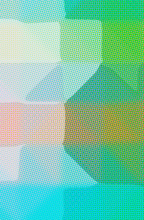 Illustration of abstract Blue, Yellow And Green Dots Vertical background