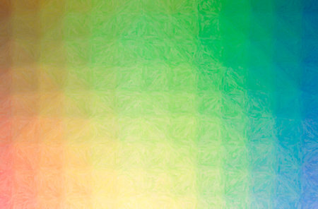 Abstract illustration of blue, green Impasto background.