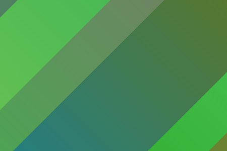 Green and blue stripes and lines abstract vector background. Simple AI generated pattern.