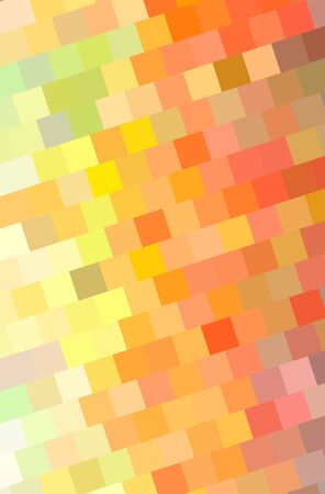 yellow, orange, brown and red abstract vector background. Simple AI generated pattern.のイラスト素材