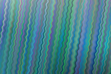 Blue, brown and yellow waves abstract vector background. Simple AI generated pattern.のイラスト素材