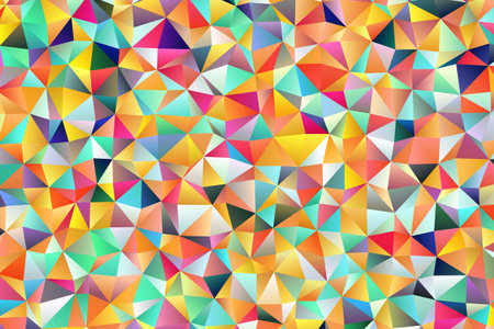 triangle abstract vector background. Simple AI generated pattern.