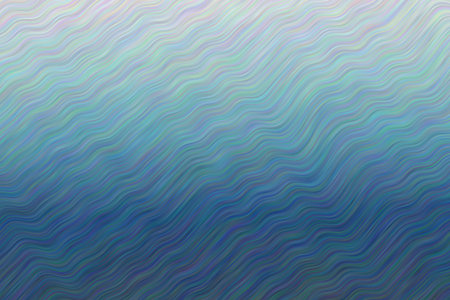 Blue waves vector background.